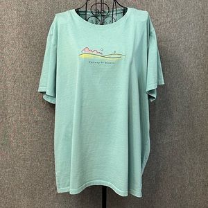 Life is Good Golf Graphic Tee- "Fairway to Heaven"- Size XXL